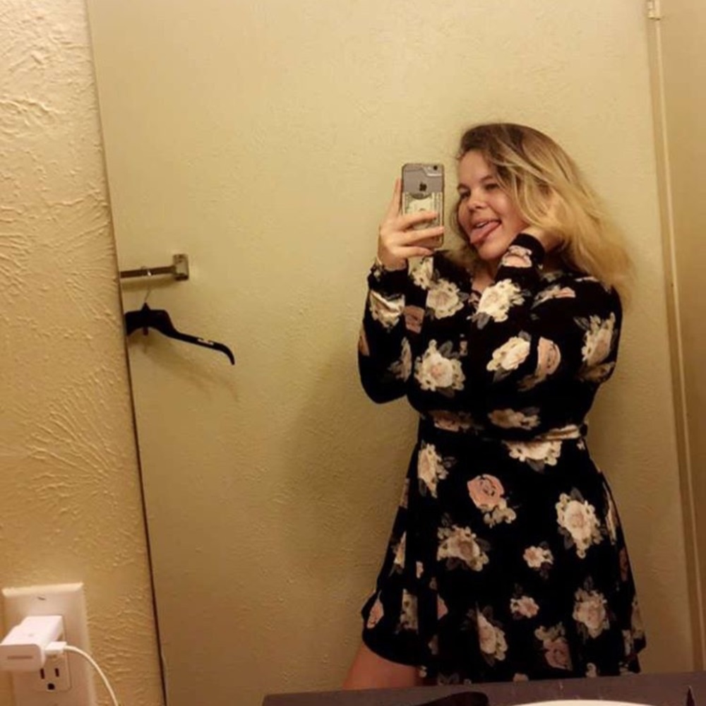 Long sleeve floral dress